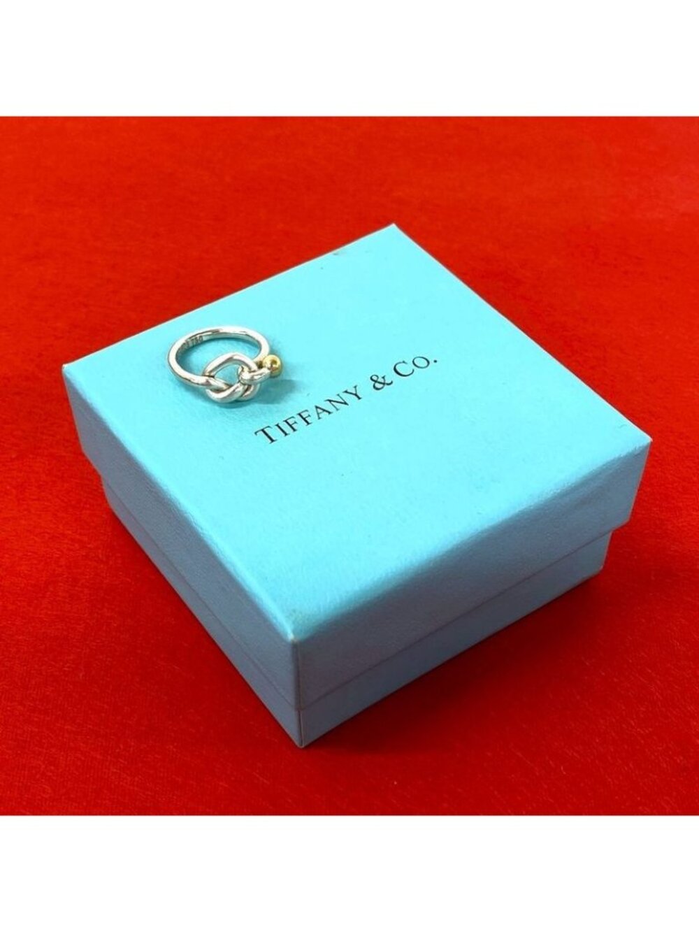 Tiffany & Co Love Knot 18K Yellow Gold Ring